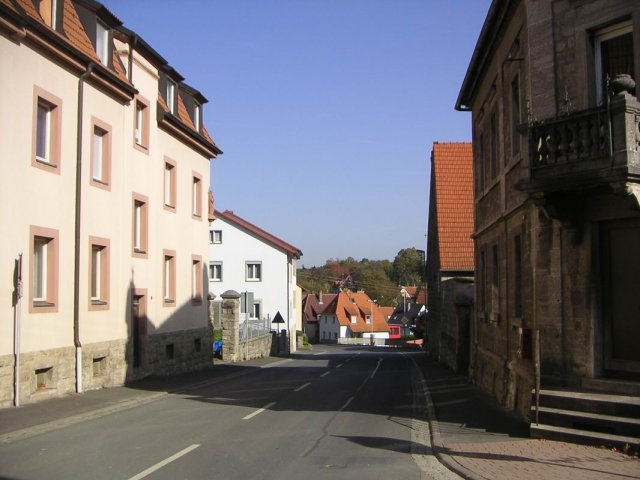 Würzburger Straße nach Norden